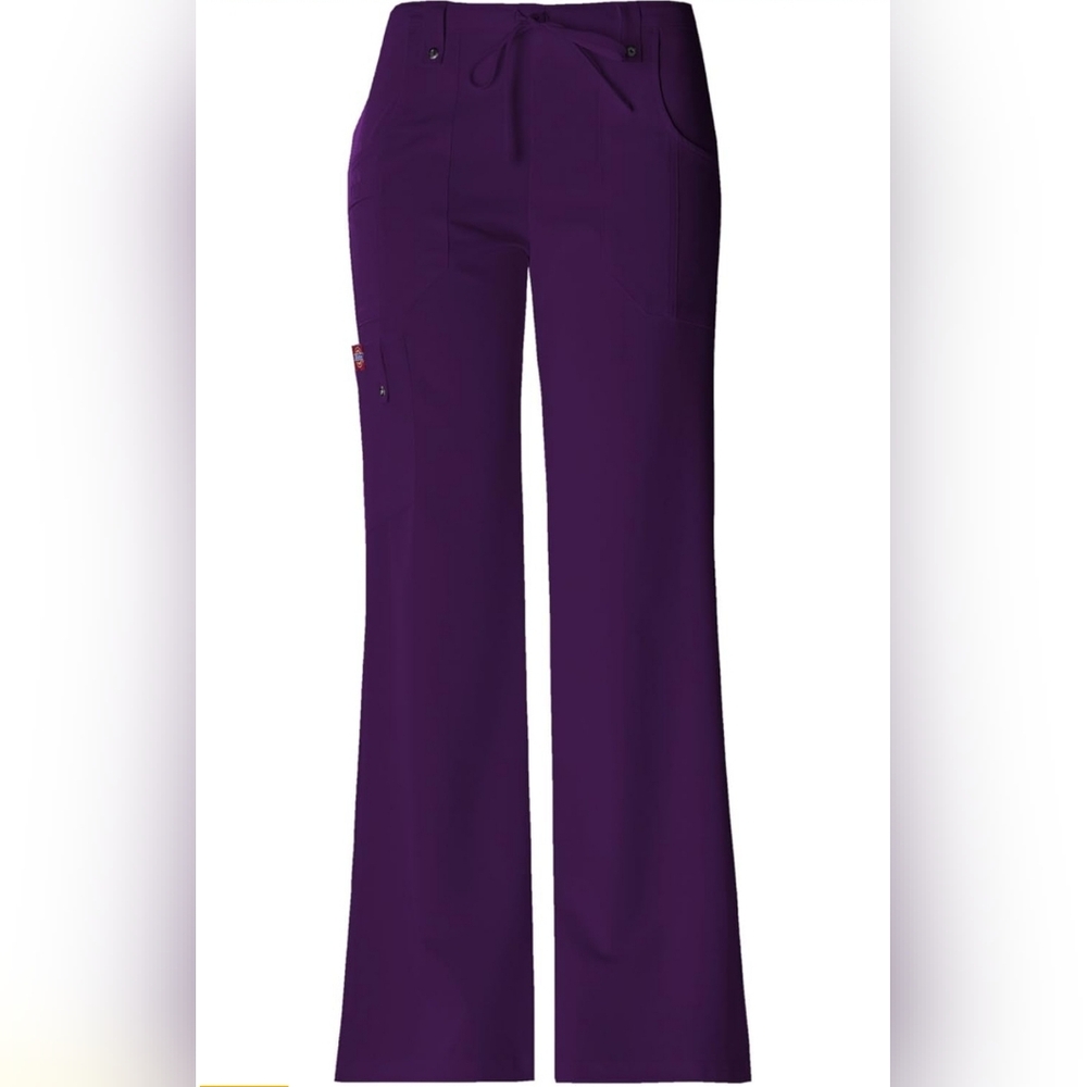 Dickies Xtreme Stretch Women's Purple Cargo Scrub Pants Size 5X